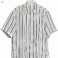 Tokyo Zebra Stripe Oversized Half Sleeves Shirt