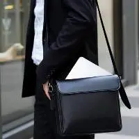 Leather Men's Sling bag /Side Bag