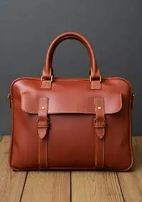Genuine Leather Office Bag / Laptop Bag