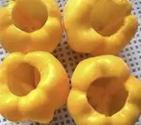 IQF Frozen Yellow Pepper cup
