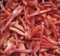 IQF Frozen Red Pepper slice