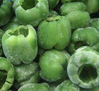 IQF Frozen Green Pepper cup