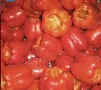 IQF Frozen Red Pepper cup