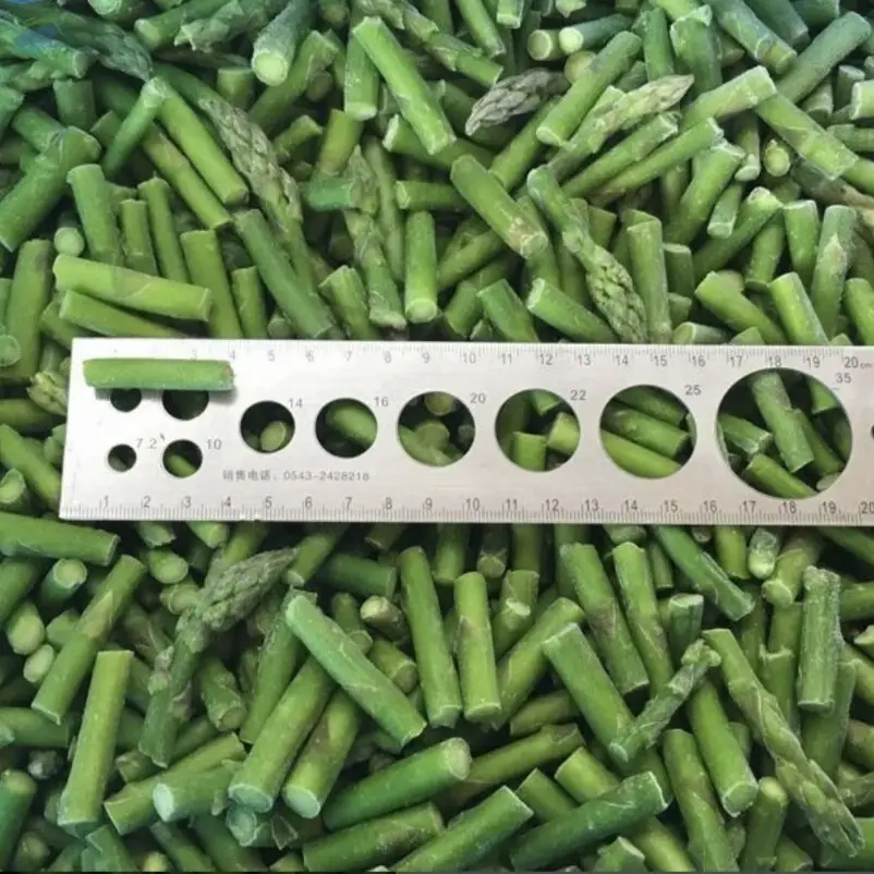 IQF Frozen Green Asparagus tips and cuts