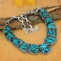 Tibetan Turquoise Gemstone Necklace