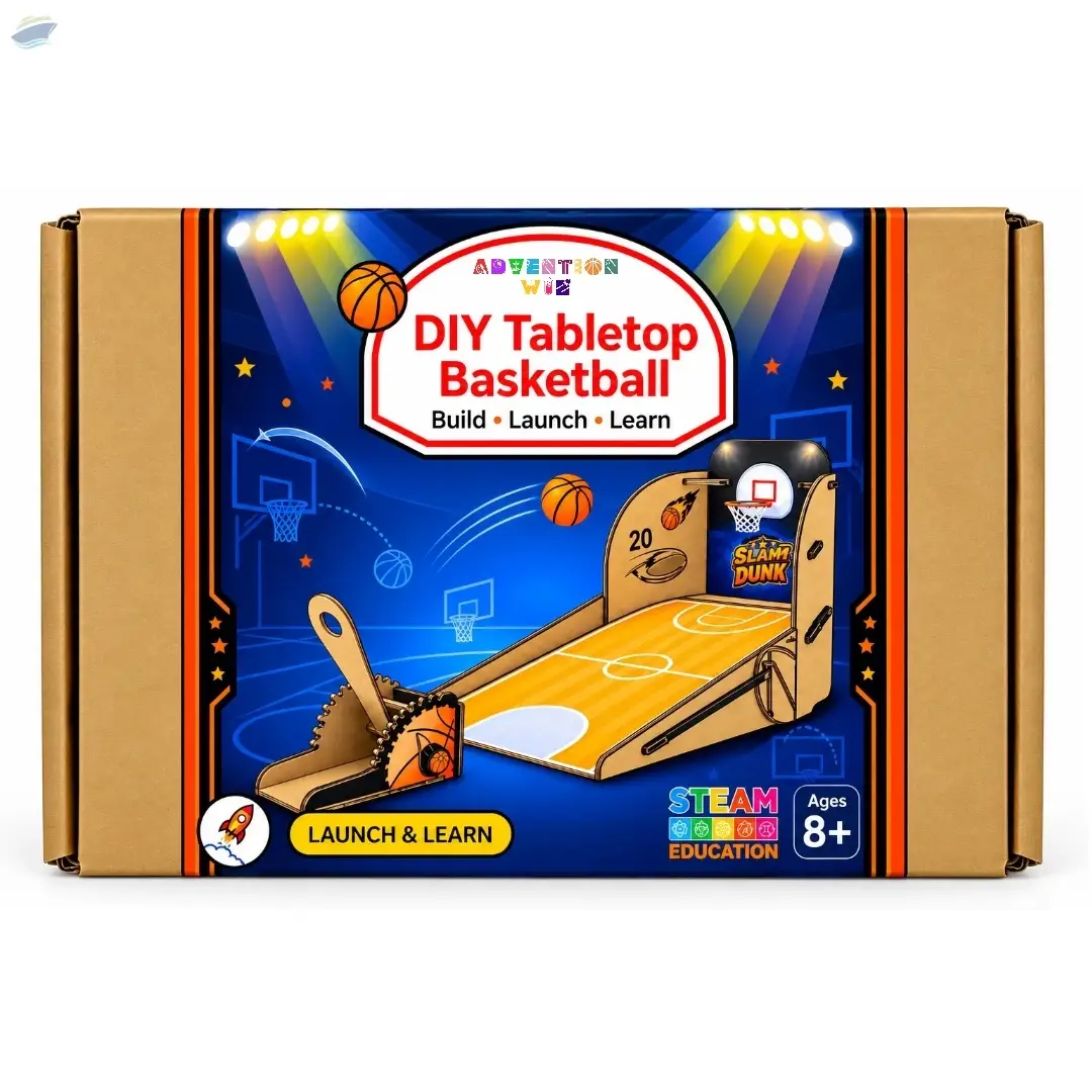 AdventionWiz DIY Tabletop Basketball STEM Kit