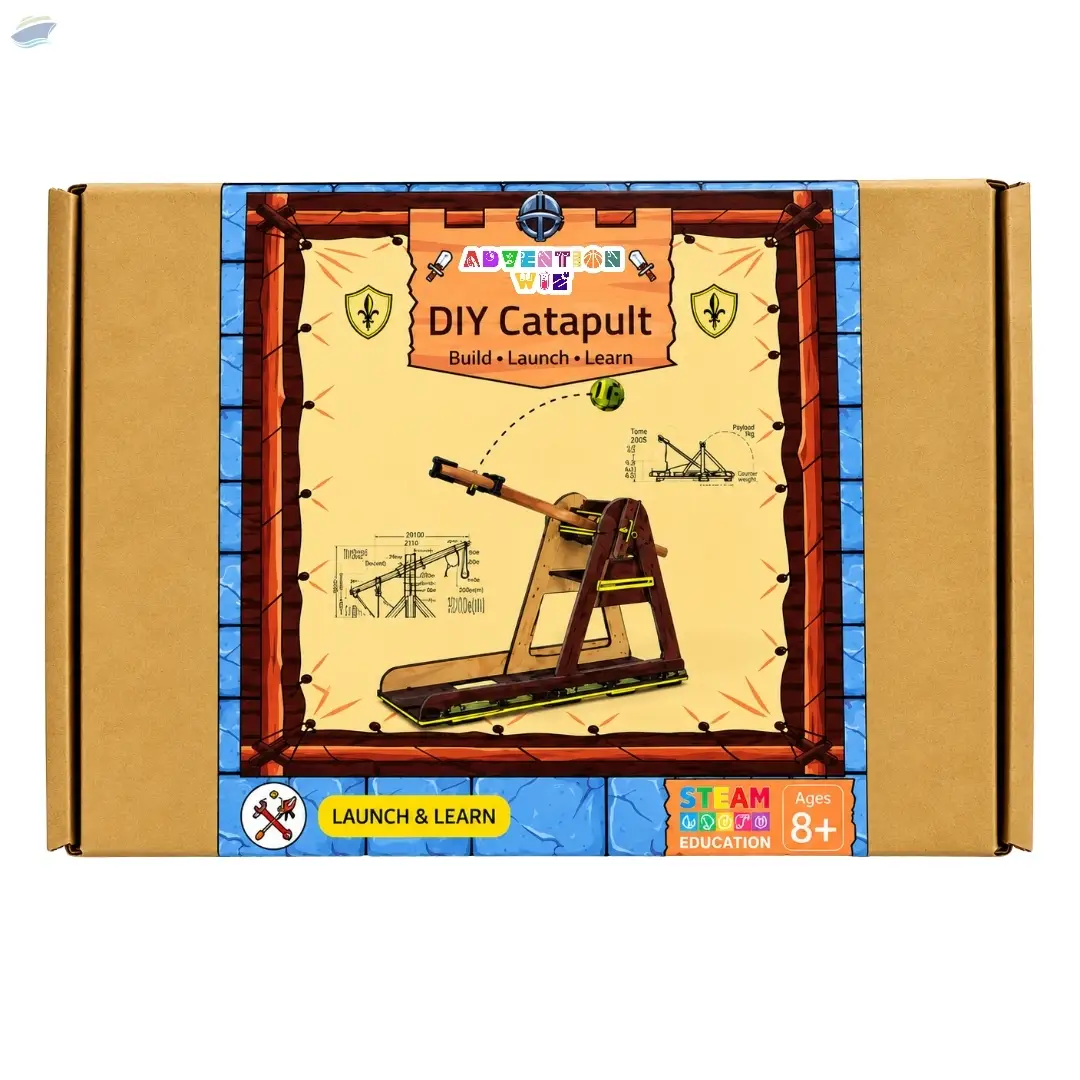 AdventionWiz DIY Catapult STEM Toy Kit