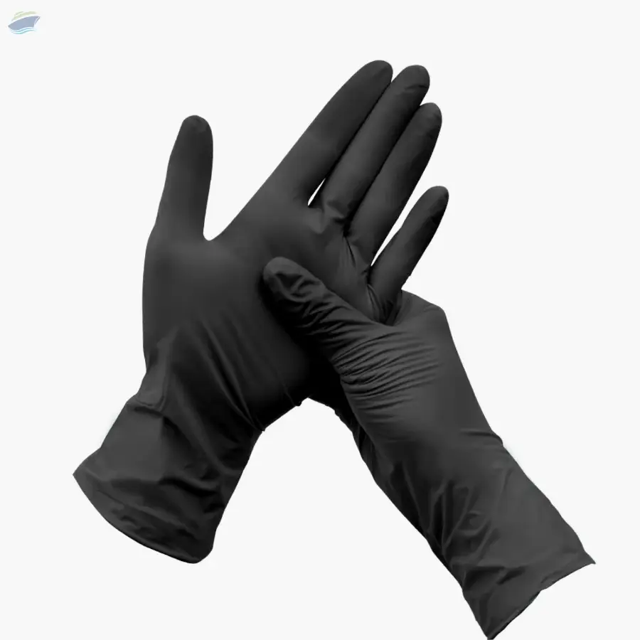 Wholesale Black Nitrile Powder Free Gloves 100PC