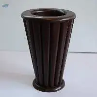 Natural Wooden Vase- Artisan Crafted Elegance