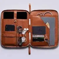 Leather Stationary Organizer 1