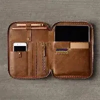 Leather Stationary Organizer 2