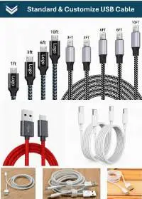 Standard and Customized USB Cables