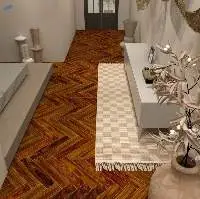 Handwoven Geometric Jute Runner Rug