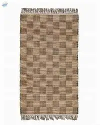 Natural 3x5 Handwoven Geometric Jute Rug