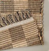 Natural Jute Geometric Area Rug