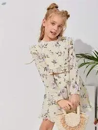 Girls Top And Bottom Set