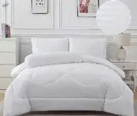 iSleep Solid Soft Comforter Set-Strips