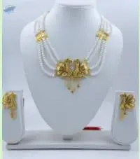 Shyama Mayur Gold Plated Necklace Set