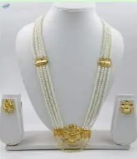 Swarna Anaya Gold Plated Necklace Set