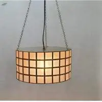 Frosted Cylindrical Pendant Light