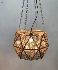 Antique Glass Pendant Light