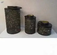Wire Glow Lanterns Set Of 3
