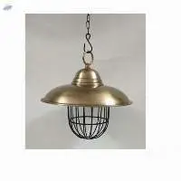 Brass Antq Industrial Pendant Light