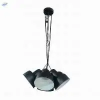 Matte Black And White Pendant Light