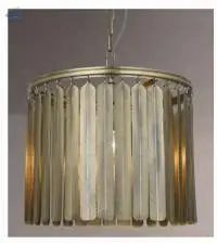 Brass Antq Leaf Pendant Light