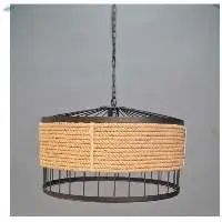 Jute Rope Pendant Light
