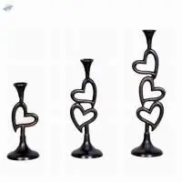 Heart Candle Holder Set of 3