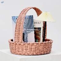 Loop Top Rattan Tray