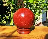 Red Jasper Healing Metaphysical Sphere Ball
