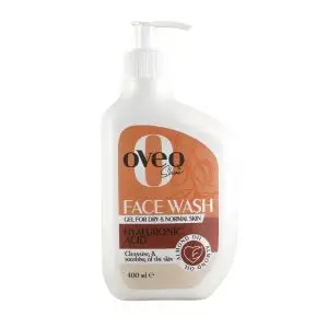 OVEQ SHINE Almond Oil Facial Wash Gel, 400 ml