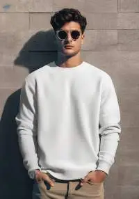 Midweight Fleece Cotton Sweatshirt