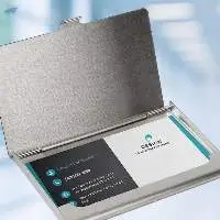 Steel Visiting Card Holder