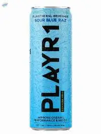 Sour Blue Raz Caffeine Free 12 oz 24 units/ case