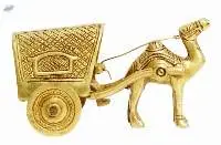 Handicrafts Brass Metal Traditional Camel cart