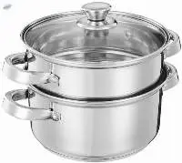 Stainless Steel Induction Bottom Steamer