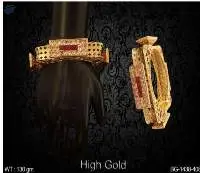 Square Shape Polki Bangle