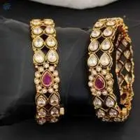 Beautiful Design High Gold Polish Bangles