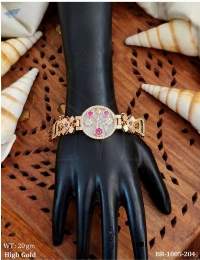 High Gold Polish Cz Full Stone Bracelets