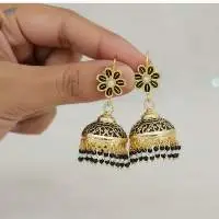 High Gold Polish Attractive Thewa Earring