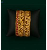 Fancy Design Peacock Lovly Design Polki Bangle