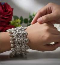 Silver Antique Designer Fashion Style Temple