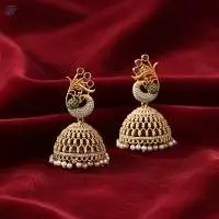 Beautiful Kemp Full Stone Party Wear Earrings
