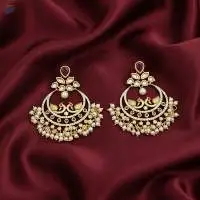 Kemp Jewellery Matte Gold Polish Earrings