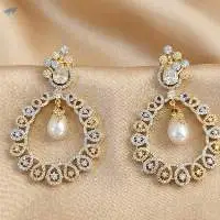 Beautiful Fancy Design Ad Full Stone Earrings