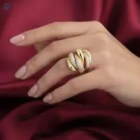 American Diamond High Gold Finger Rings