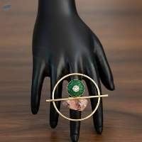 Fusion High Gold Polish Fancy Finger Rings